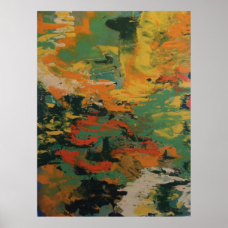 Dekorative Malerei Poster