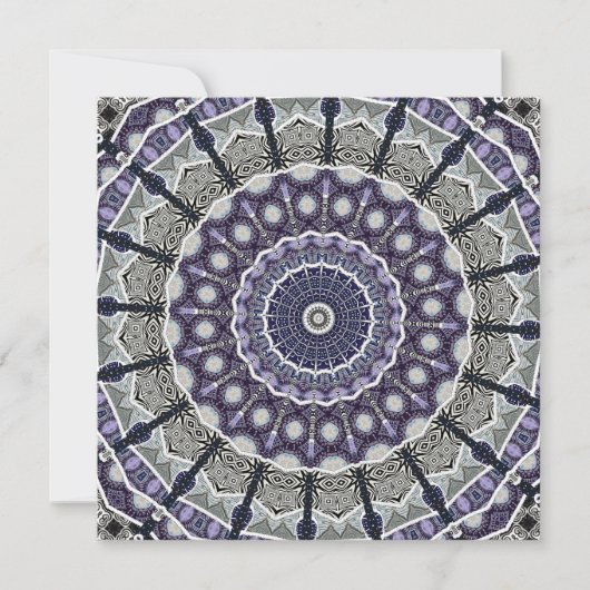 Dekorative Mandala-Einladung Einladung (Vorderseite)