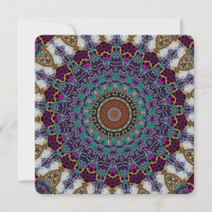 Dekorative Mandala-Einladung Einladung