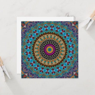 Dekorative Mandala-Einladung Einladung