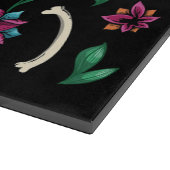 Dekorative mexikanische Skulls Schneidebrett (Ecke)