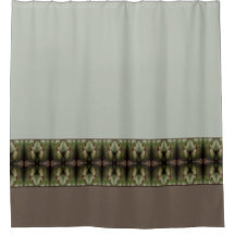 Dekorative Mischung von Grüntönen mit Brauntönen