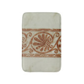 Dekorative Mittelmeerbrown-Grenze Badematte (Vorderseite Vertikal)