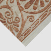 Dekorative Mittelmeerbrown-Grenze Seidenpapier (Ausschnitt)