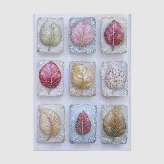 Dekorative Mixed-Media-Blattpaneele ER8R Decoupage Seidenpapier (Vorderseite)