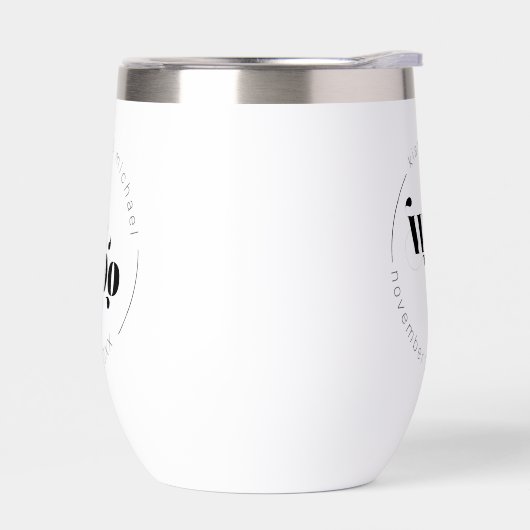 Dekorative moderne Hochzeit Wir tun ID887 (Links)