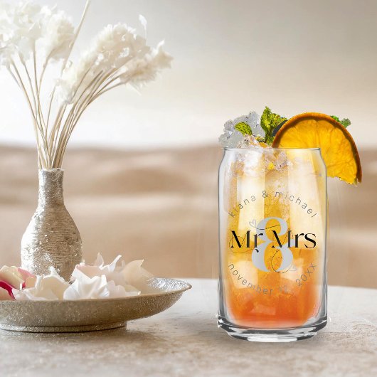 Dekorative moderne Hochzeit Wir tun ID887 Dosenglas