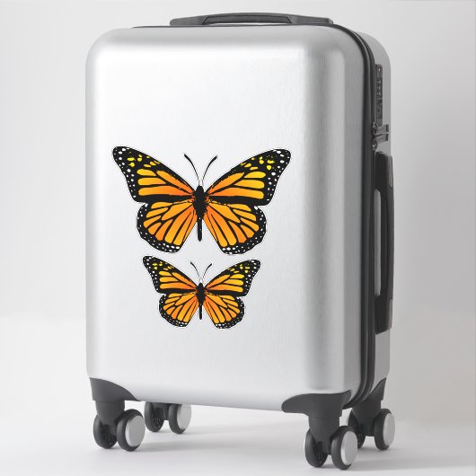 Dekorative Monarch Butterfly Aufkleber (Koffer)