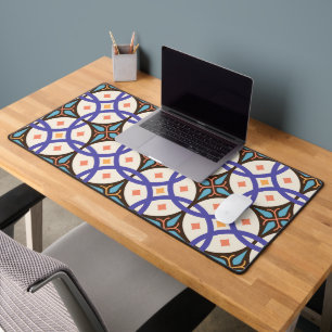 Dekorative Mosaik-Keramik Verziertes Fliesenmuster Schreibtischunterlage