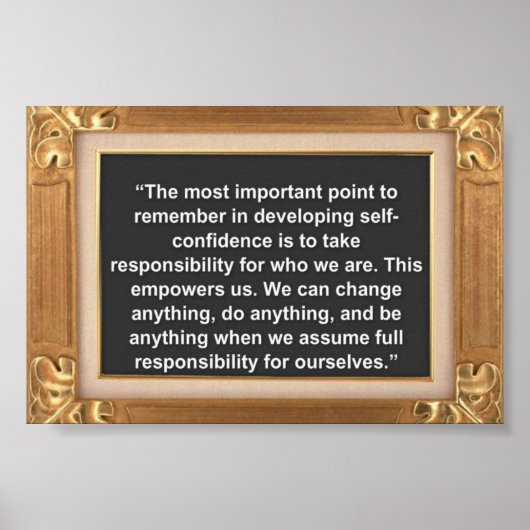 Dekorative Motivierend Quotes Poster (Vorne)