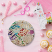 Dekorative Muscheln Pappteller (Party)