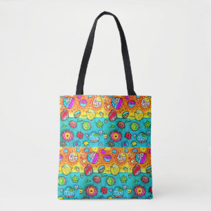 Dekorative Muscheln und Steine Tasche