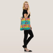Dekorative Muscheln und Steine Tasche (Am Model)