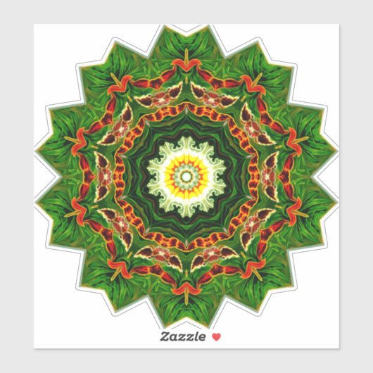 Dekorative Muster, festliches Design, Aufkleber (Blatt)