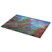 Dekorative Mystische Abstrakte Baumkunst Schneidebrett (Ecke)