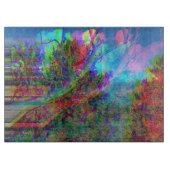 Dekorative Mystische Abstrakte Baumkunst Schneidebrett (Vorderseite)