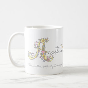 Dekorative Namensbedeutungs-Tasse Anastasias A Kaffeetasse