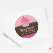 Dekorative Niedliche Cupcake Jar Stickers (Umschlag)
