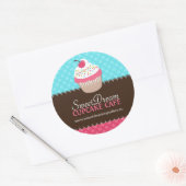 Dekorative Niedliche Cupcake Jar Stickers (Umschlag)