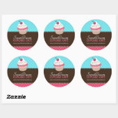 Dekorative Niedliche Cupcake Jar Stickers (Blatt)