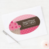 Dekorative Niedliche Cupcake Jar Stickers (Umschlag)