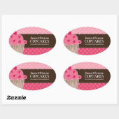 Dekorative Niedliche Cupcake Jar Stickers (Blatt)