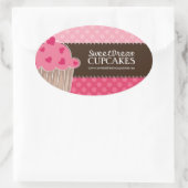 Dekorative Niedliche Cupcake Jar Stickers (Tasche)