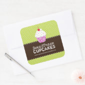 Dekorative Niedliche Cupcake Stickers (Umschlag)