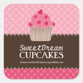 Dekorative Niedliche Cupcake Stickers