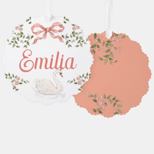 Dekorative Ornamente - Prinzessin Swan (Vorderseite/Rückseite)