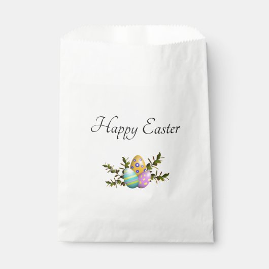 Dekorative Ostereier Buntes Party Geschenktütchen (Vorderseite)