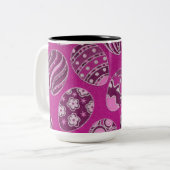 Dekorative Ostereier Pink Tasse Kaffee (Vorderseite Links)