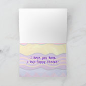 Dekorative Ostersonnenkarte Feiertagskarte (Innenseite)