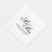 Dekorative Paper Napkins für extravagantes Hochzei Serviette (Ecke)