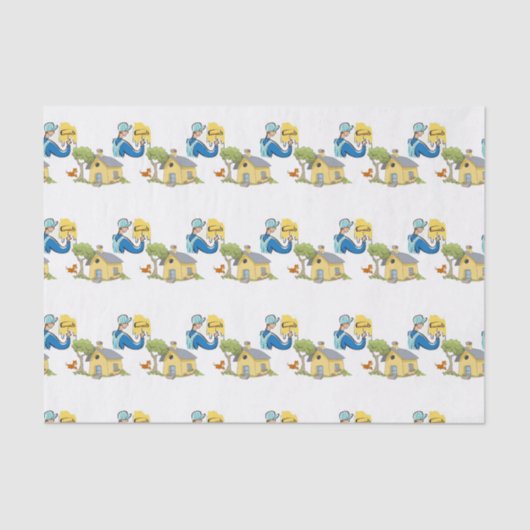 Dekorative Papiermalerei Seidenpapier (Vorderseite)