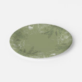 Dekorative Papierplatte Pappteller (Schrägansicht)