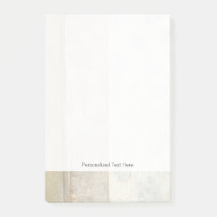 Dekorative Platten-Malerei in den neutralen Farben Post-it Klebezettel