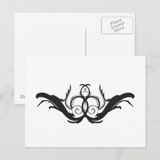 Dekorative Postkarte (Vorne/Hinten)