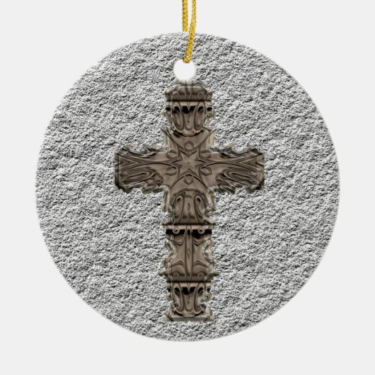 Dekorative Querverzierung Keramikornament (Vorne)