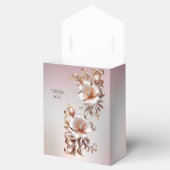 Dekorative rosa Blumen Geschenkbox Geschenkschachtel (Geöffnet)