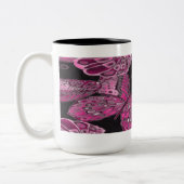 Dekorative Rosa Schmetterling Tasse (Links)