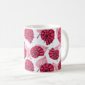 Dekorative Rosa Schnecken Natur Lover Kaffeetasse (VorderseiteRechts)