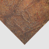 Dekorative rostfarbene texturierte Faux-Hintergrun Seidenpapier (Ausschnitt)