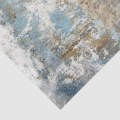 Dekorative rustikale falsche blaue Tür mit schwarz Seidenpapier (Ausschnitt)