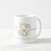 Dekorative s Monogramm-Tasse Kaffeetasse (VorderseiteRechts)