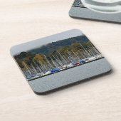 Dekorative Sailboat Marina Getränkeuntersetzer (Linke Seite)