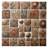 Dekorative Sammlung von Tone Tile Fliese (Vorderseite)