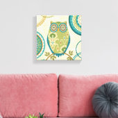 Dekorative Schale mit kreisförmigen Mustern Leinwanddruck (Insitu (Wohnzimmer))