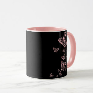 Dekorative Schmetterlinge Tasse