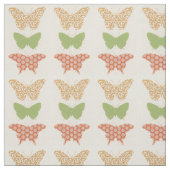 Dekorative Schmetterlings-Muster auf Stoff (Muster)